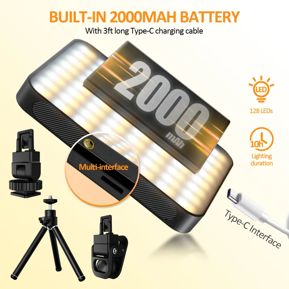 Portable Rechargeable Selfie Light