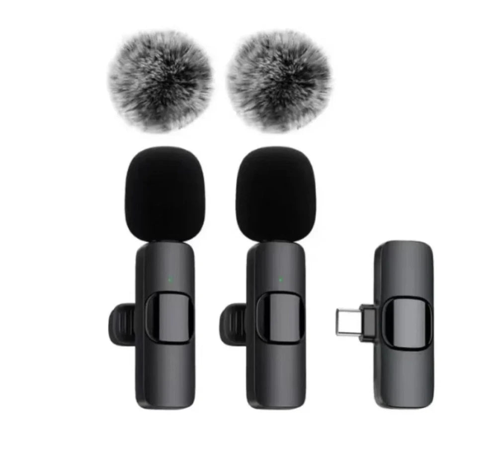 Wireless Clip-On Lavalier Microphone